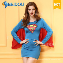 Vestido de Fantasia Superman para Mulher
